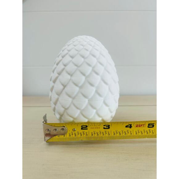 3D Printed Flexible 11 Inch Blue Dragon With White Dragon Egg Fidget Toy - Picture 4 of 8